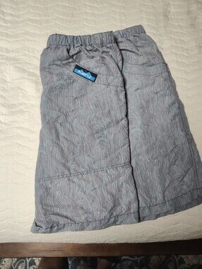 Kavu Men's Light Gray Patterned Athletic Shorts